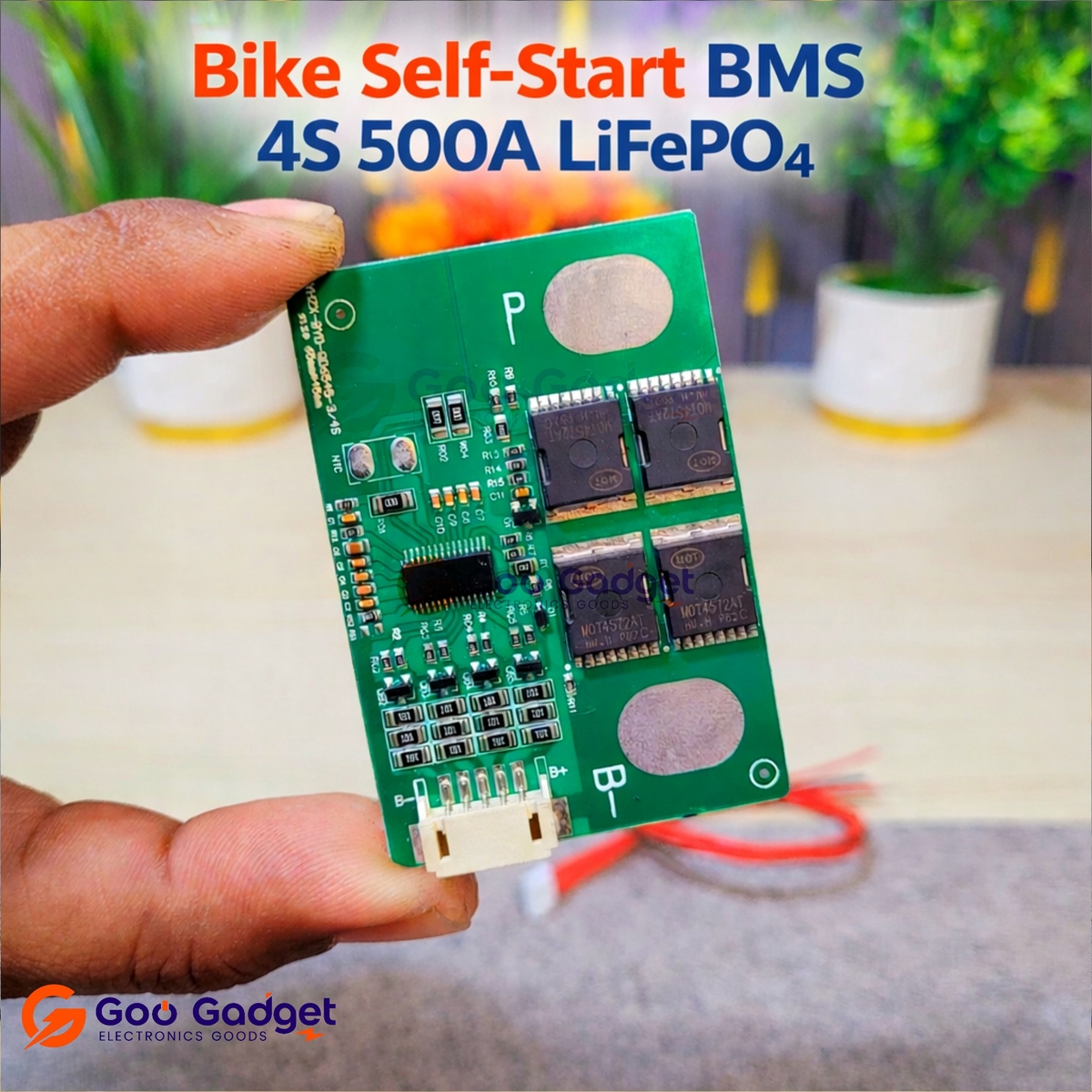 Bike Self-Start BMS 4S 500A LiFePO4 High Peak Cranking Protection Board