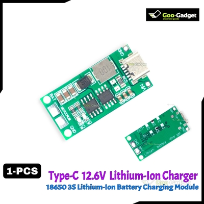 Multi-Cell 3S Type-C To 12.6V Step-Up Boost LiPo Polymer Li-Ion Charger | 12.6V 18650 Lithium Battery Charger_img_0