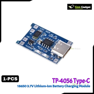 TP4056 5V 1A Type-C Lithium Battery Charger Module | 18650 Battery Charging Board with Dual Protection_img_0