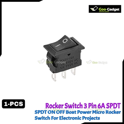 Rocker Switch 3 Pin 6A 250V 2 Positions SPDT ON OFF Boat Power Micro Rocker Switch_img_0