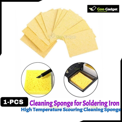 Soldering Iron Cleaning Sponge - High Temperature, Yellow Color S0212_img_0