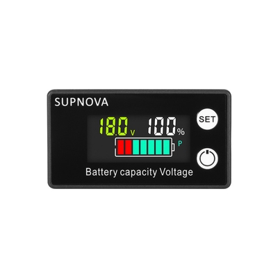 SUPNOVA Battery Capacity Voltage Indicator Level– DC 8V to 100V LCD Voltmeter Gauge for 12V 24V 48V 60V 72V 84V Lead Acid, Lithium, LiFePO4_img_0