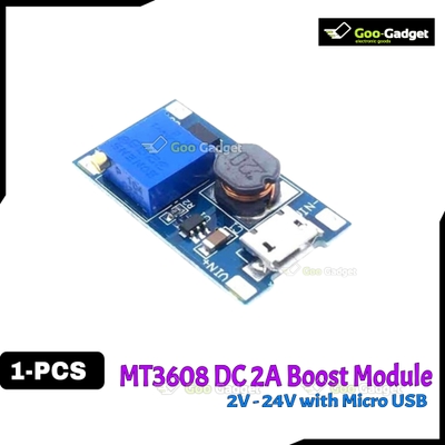 MT3608 DC-DC Step-Up Boost Converter Module 2A | 2V-24V Input to 5V-28V Output_img_0