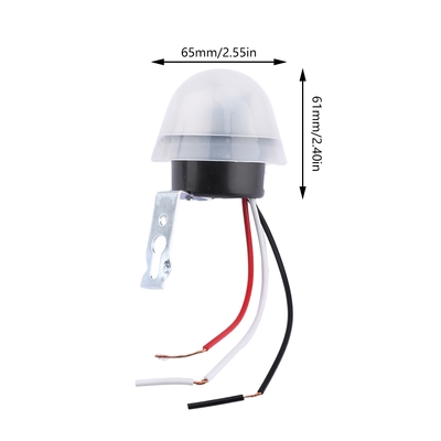 Light Control Switch | Auto On/Off Photocell Sensor | AC 110V/220V & DC 12V | Waterproof Outdoor Street LED Light Switch_img_2