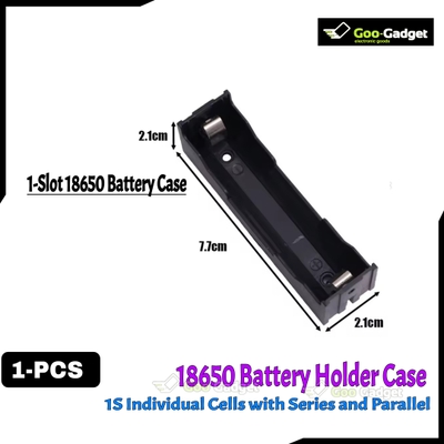 18650 Battery Holder for Individual Cells | Series and Parallel Open Line | PCB Mountable | 1x/2x/3x/4x Slots_img_1