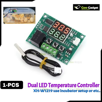 XH-W1219 DC 12V Dual Display Digital Temperature Controller | High-Accuracy Temperature Control Switch_img_0