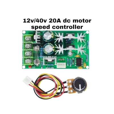 12V–60V 20A PWM DC Motor Speed Controller | CVT Speed Switch Module | Compatible with 775 Motor S0301_img_1