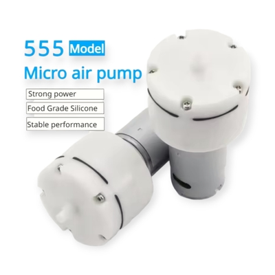 DC 12V Micro Vacuum Pump | 12W Low Noise Air Pump | Negative Pressure Mute Pump for Medical & Fish Tank Aeration_img_0