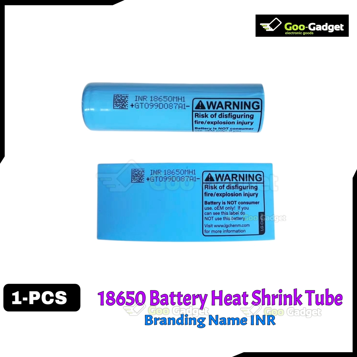 18650 Battery Heat Shrink Tube | Green PVC Cover Wrap | DIY Cell Insulation Sleeve