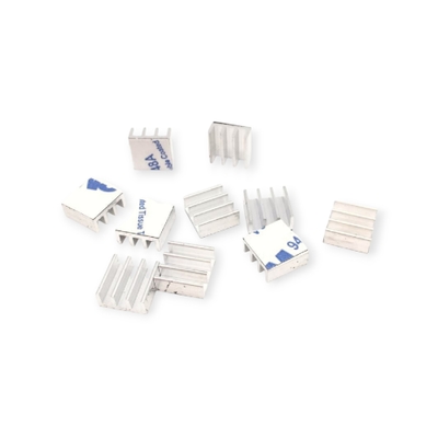 2pcs Mini Aluminum Heatsink – 11×11×5mm | Radiator Cooler for Chipset, IC & MOSFET | Compact Heat Dissipation Pads_img_1