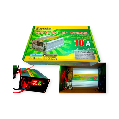 DI-1210A lifepo4 lithium Phosphate Battery Charger Digital Intelligent 12V 10A Automatic Battery Charger_img_0