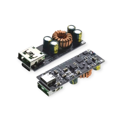 60W 6-35V DC to USB Type C PD 3.0 QC4 Type A QC3.0 DC Fast Charge 12V 24V Step-Down Power Module Buck USB Type-C Mobile Phone Quick Charge Adapter_img_0