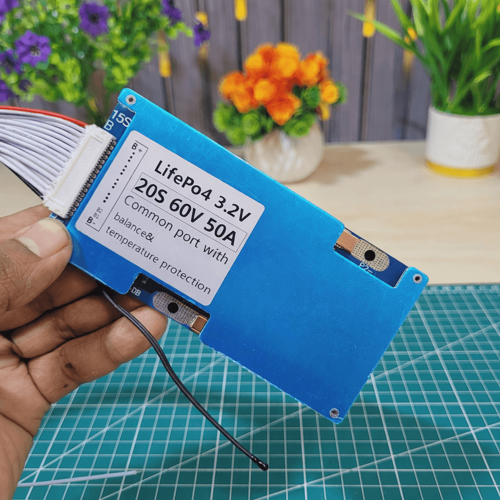 20S 60V 50A LiFePO4 Battery BMS Management System With Balance And Temperature Protection