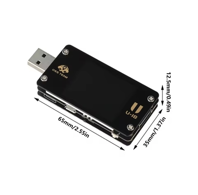 DC 4-25V 1.77 Inch Multi Function USB Voltage Current Meter Power Tester QC/PD Protocol Simulator Fast Charging Tester 6.5A_img_1