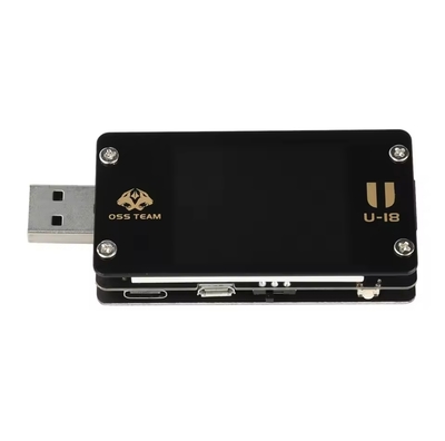 DC 4-25V 1.77 Inch Multi Function USB Voltage Current Meter Power Tester QC/PD Protocol Simulator Fast Charging Tester 6.5A_img_2