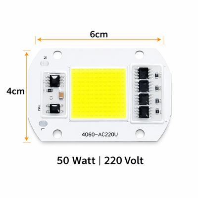 50W High Power AC 220V COB LED Light Module for Flood Light and DIY Lighting_img_0