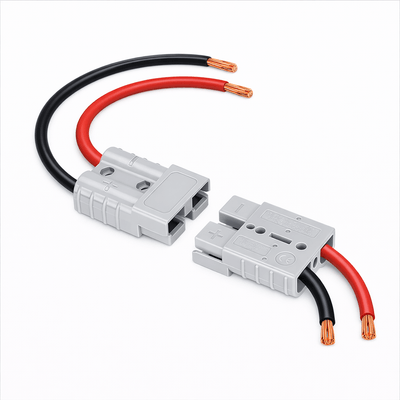 Anderson Connector 50A Kit with 8 Gauge 30cm Pure Copper Battery Cable Waterproof Quick Connect Plug_img_1