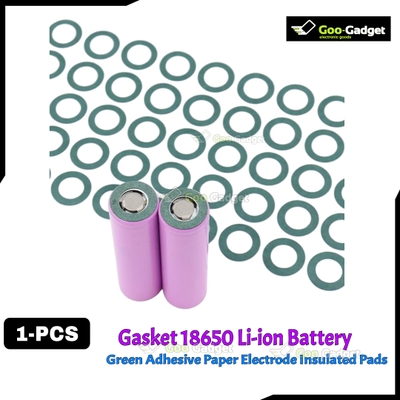 18650 Li-ion Battery Insulation Gasket Pack | Green Adhesive Paper Electrode Insulated Pads_img_0