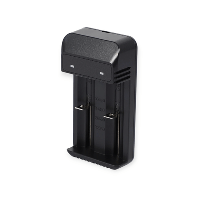 Universal Dual‑Slot USB Lithium‑Ion Battery Charger – Micro‑USB Powered (32650 / 26650 / 18650 / 16340) S0206_img_1