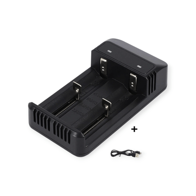 Universal Dual‑Slot USB Lithium‑Ion Battery Charger – Micro‑USB Powered (32650 / 26650 / 18650 / 16340) S0206_img_2