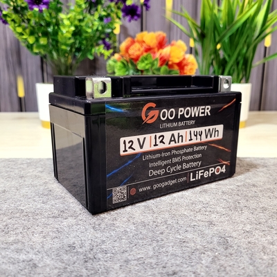 12V 12Ah LiFePO4 Bike Self-Start Battery Pack with Active Balancer, 7L Size, High Peak Current Support_img_3