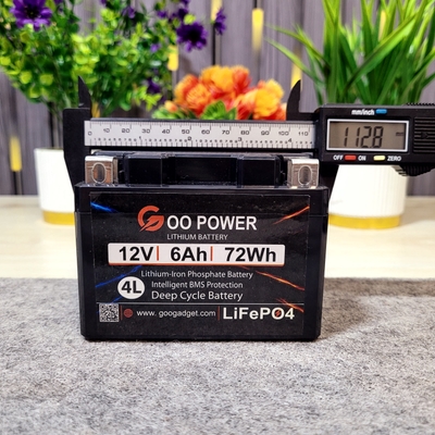 12V 6Ah LiFePO4 Bike Self-Start Battery with Active Balance 4L Size_img_6