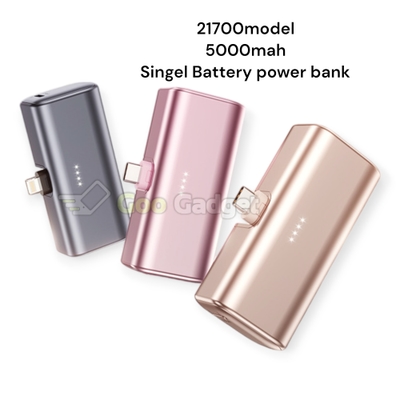 Mini Power Bank Case Type-C Plug | 21700 Model Single Battery Portable Power Bank | LED Indicator | Compact Fast Charger (Battery Not Included)_img_0