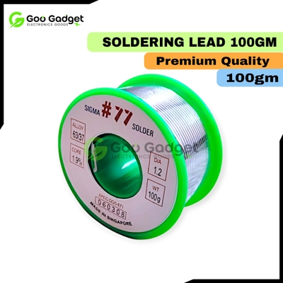 Sigma #77 Solder Wire 63/37 Tin Lead Alloy 1.2mm – 100g Spool_img_0