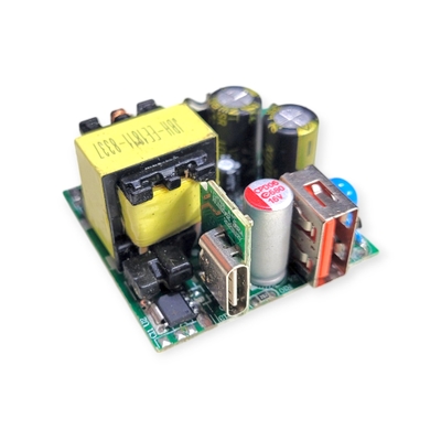 22.5W PD Fast Charging SMPS Adapter Module | 220V AC to 5V/9V/12V DC | Type-C + USB Output | Intelligent Power Supply Board_img_0