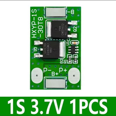1S 7A 3.7V Li-ion BMS Protection Board | HXYP-1S-30T8 Lithium Battery Charging & Discharge Protection Module_img_0