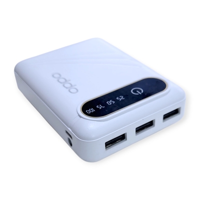 3×18650 Power Bank Case with LED Indicator | Triple USB Output DIY Rechargeable Battery Enclosure (White / Green / Black)_img_0