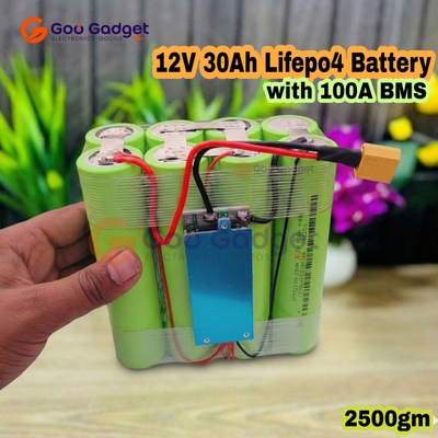 12.8V 30Ah LiFePO4 Battery Pack | 100A BMS | Heavy-Duty Power Pack_img_0