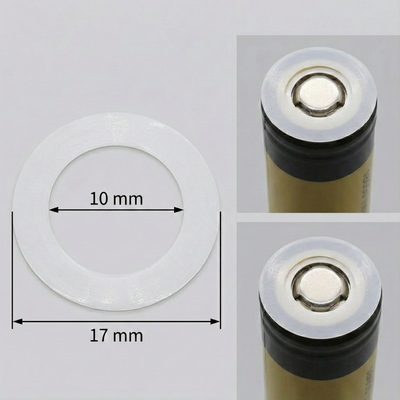 17mm Li-ion Battery Anode Insulation Gasket | 18650 Battery Anode Protection Ring | 17mm Outer / 10mm Inner Plastic Insulator Washer_img_0