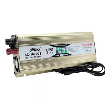 Yongfa Digital 4-in-1 Inverter & Charger | 1000W IPS UPS SC-1000DS with Display_img_0
