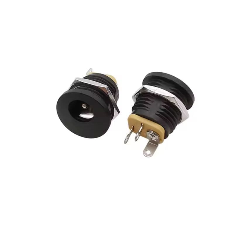 5.5x2.1mm DC Female Power Jack Socket 2A Panel Mount Connector