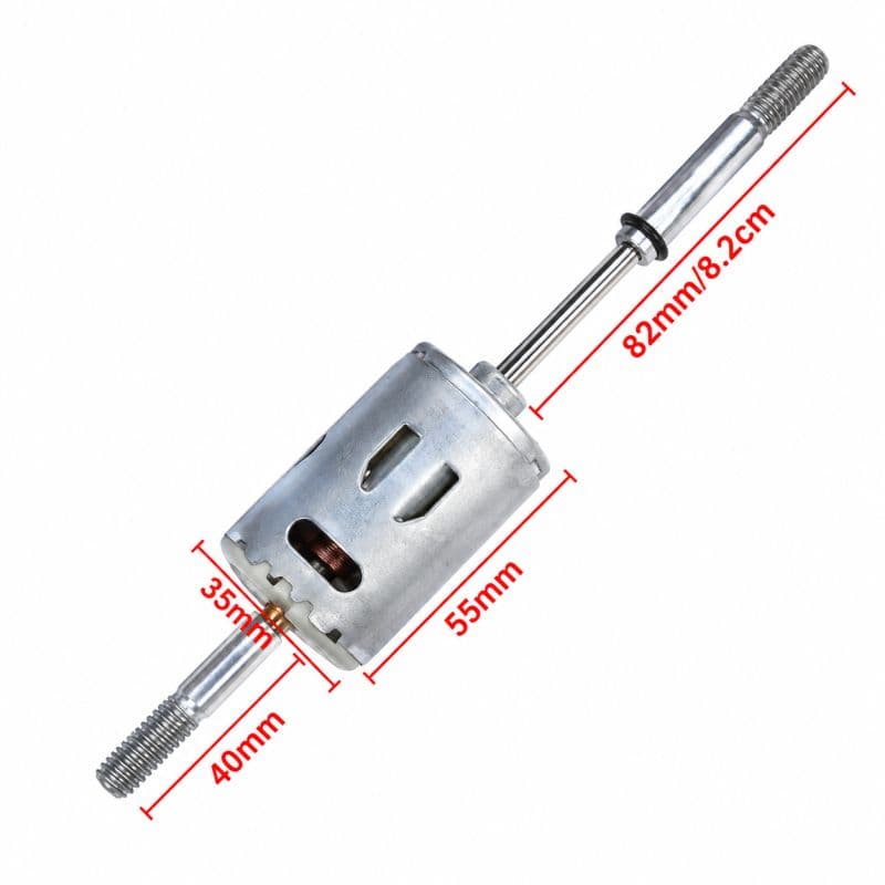 555 DC Motor 12V 15W Long Shaft for Stand Fan