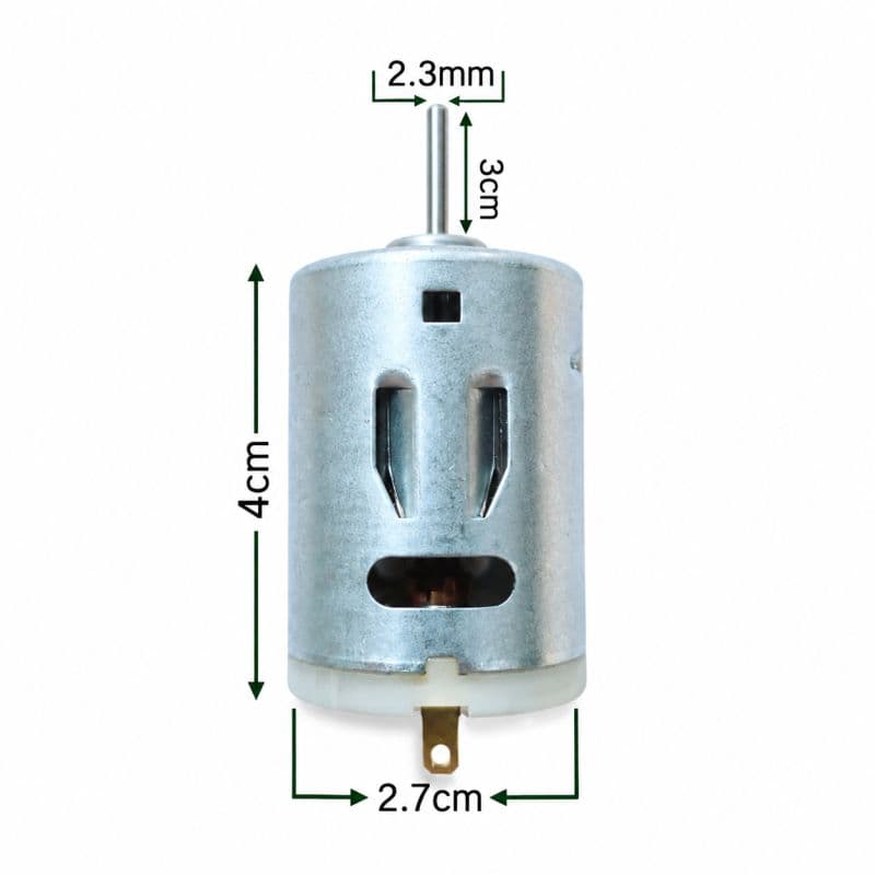 NOHA 550 DC Motor 12V 5W 16000RPM for Oscillating Fans