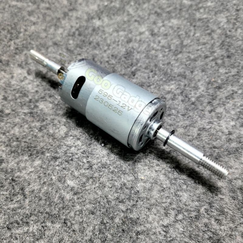 595 12V High-Speed Dual Shaft DC Motor – Defender Model