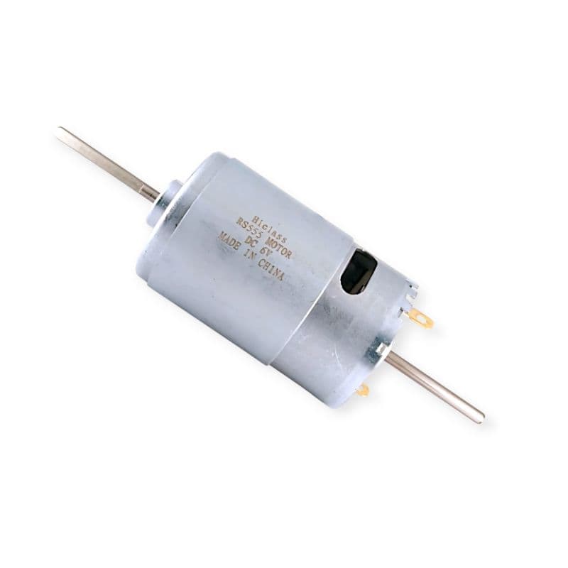 RS-555 6V DC High-Speed Brushed Motor | 3.17mm D-Shaft
