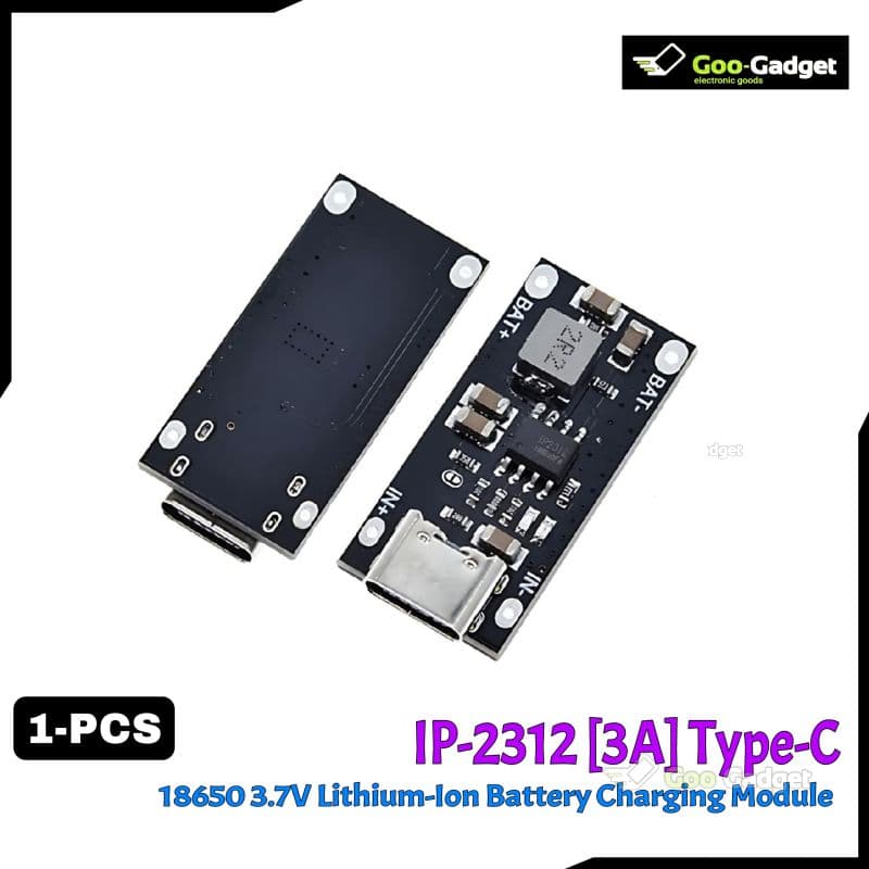 IP2312 QC 3.0 Type-C 3A Fast Charging Board for 18650 Lithium Battery