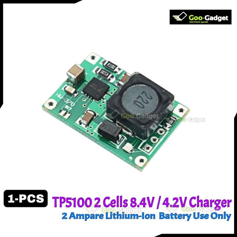 TP5100 2A Lithium-Ion Battery Charger Module | 4.2V/8.4V Dual-Cell 18650