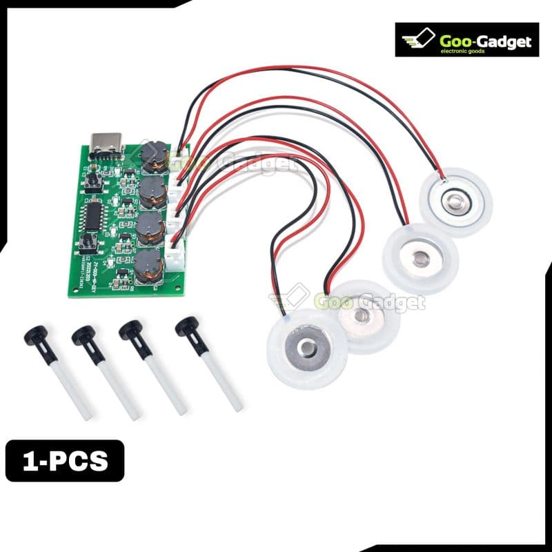 4 Fogger 5V Type-C Ultrasonic Humidifier DIY Kit with Driver Board