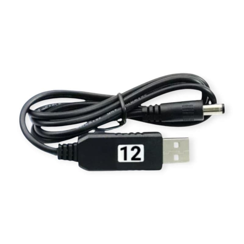 5V USB to 12V DC Step-Up Converter Cable 1A 60cm