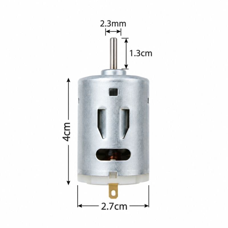 385 DC Motor 8V-12V Carbon Brushed High-Performance Motor for RC Projects
