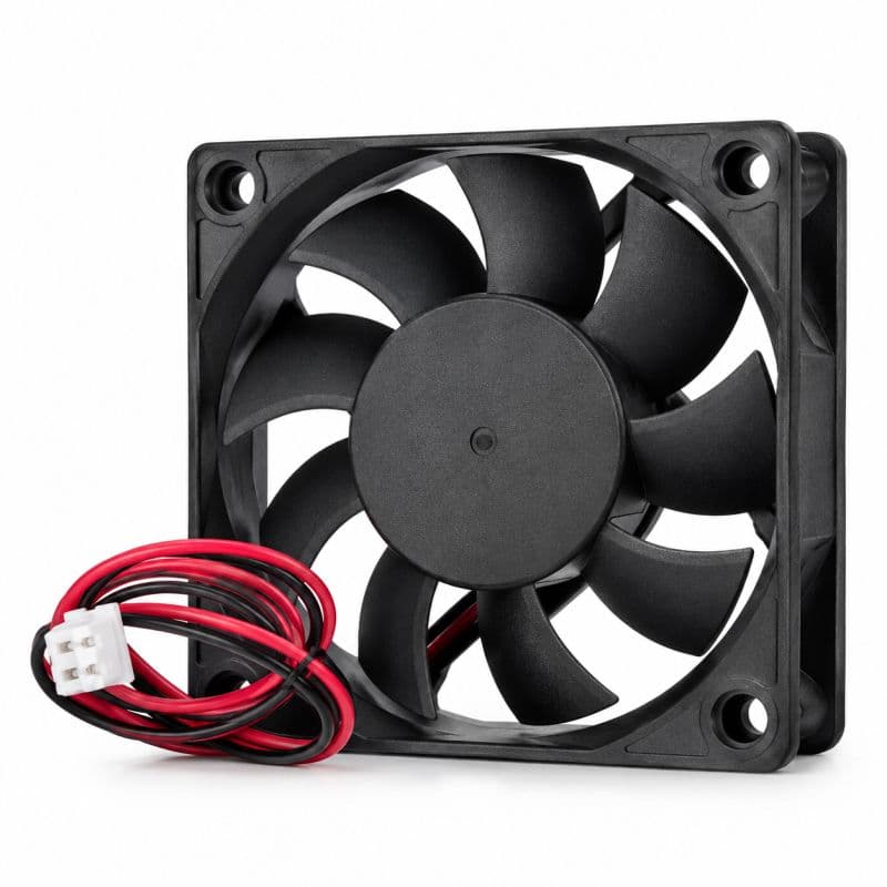DC 12V 4-Inch Brushless Cooling Fan 3W 2500RPM 35CFM for CPU & Electronics