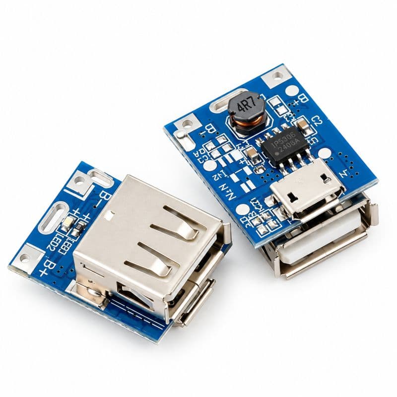 5V 1A USB Power Bank Module Type-B Lithium Battery Charging Protection Board