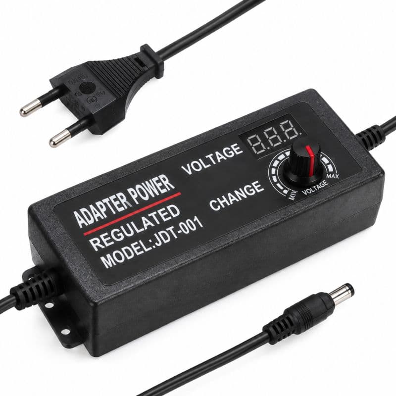 3V-24V 5A Adjustable DC Power Supply 120W with LED Voltmeter