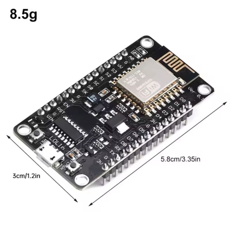 ESP8266 NodeMCU LoLin V3 WiFi Development Board 4MB Flash CH340G Arduino