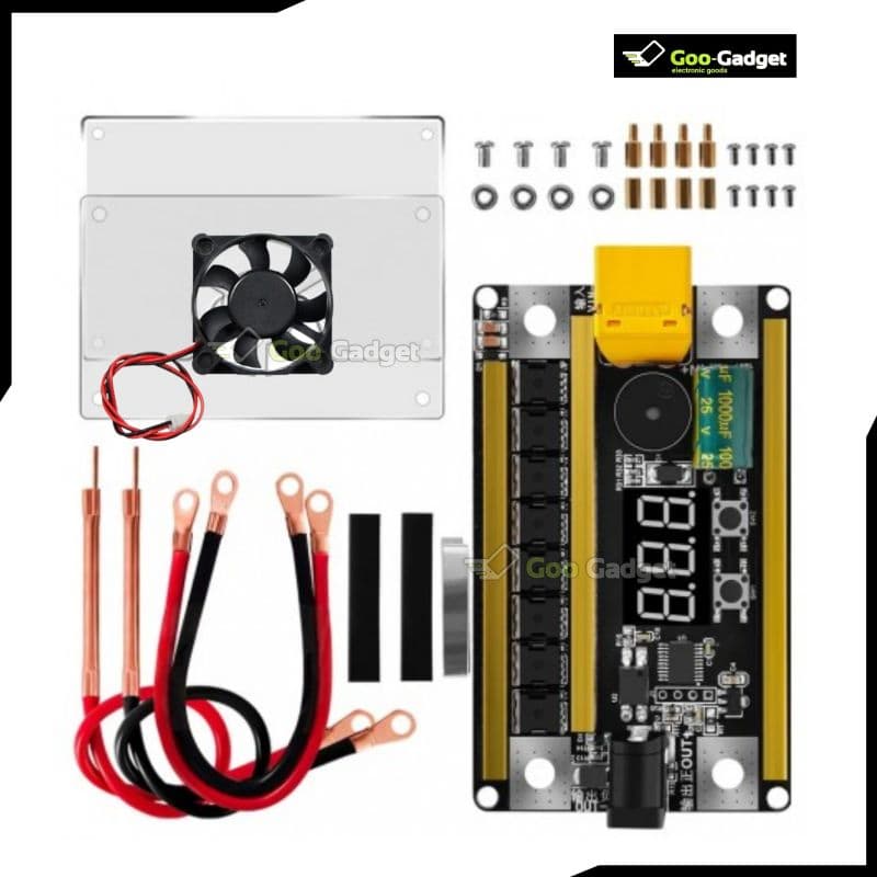 12V 99-Speed Portable Battery Spot Welder Control Board with Acrylic Case for 18650