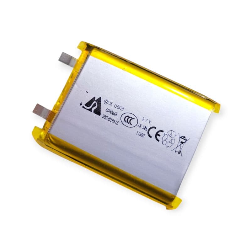 3.7V 5000mAh Li-Po Lithium Polymer Battery Cell for Power Banks & IoT Projects